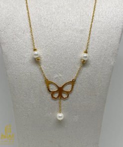 سلسلة الفراشة   Butterflies Necklace