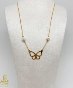 سلسلة الفراشة   Butterflies Necklace