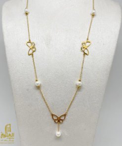 سلسلة الفراشة  Butterflies Necklace