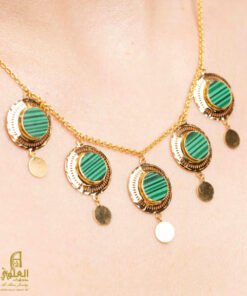 مزنط الملكايت Malachite Necklace